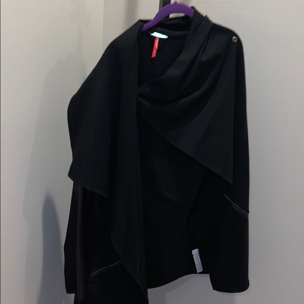 Black buttoned up jacket